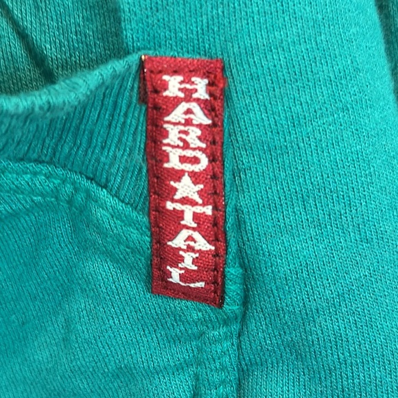 Hard Tail Lightweight Teal Ombré Hoodie - Picture 4 of 7